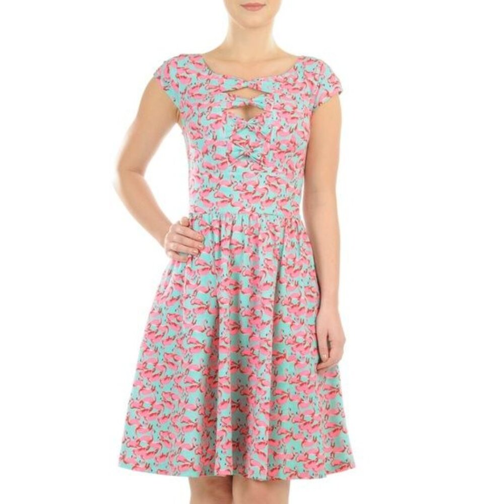 Eshakti Flamingo Dress